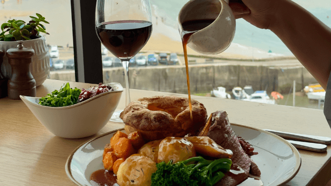 Sunday Lunch for Two at The Cliff Restaurant